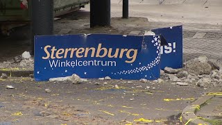 Doorknippen van de wokkel is startsein renovatie Winkelcentrum Sterrenburg [upl. by Odnamra]