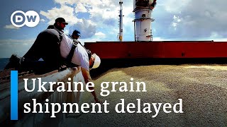 Grain shipments leave Ukraine but will they find any takers  DW News [upl. by Inalial653]