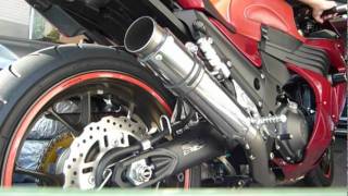 ZZR1400 exhaust note [upl. by Ahsanat890]