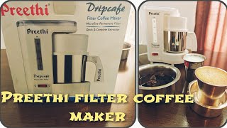 Unboxing Video  Filter Coffee Maker DEMO  Preethi [upl. by Normalie]