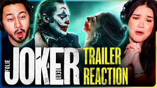 JOKER FOLIE À DEUX Trailer Reaction  Joaquin Phoenix  Lady Gaga  Todd Phillips [upl. by Lyrret]