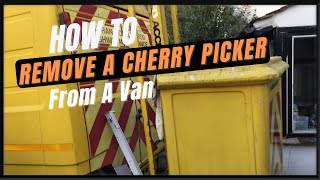 How we Removed the Cherry Picker from our Van  Van Conversion  Mercedes Vario 814d Episode 2 [upl. by Reyna]