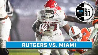 Pinstripe Bowl Rutgers vs Miami  Dec 28 2023  B1G Football in 60 [upl. by Lister888]