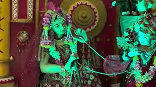 Damodarastakam and Yashodha Damodar at our temple [upl. by Anaynek]