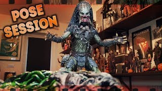 POSE SESSION  HOT TOYS WOLF PREDATOR [upl. by Zurc]