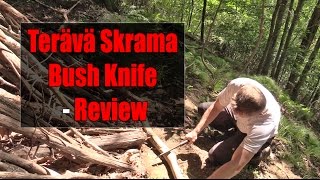 The Best Bushcraft Knife  Terävä Skrama Bush Knife Varusteleka  Review [upl. by Siraj]