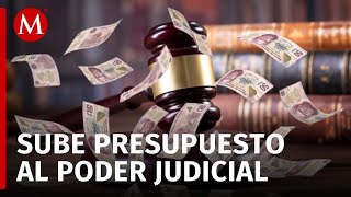 Aumentan presupuesto del Poder Judicial Proyectan gasto de más de 85 mil 25 mdp [upl. by Ayyidas663]