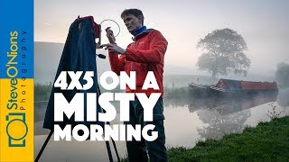 Landscape Film Photography  A Misty Canal and My 4x5 [upl. by Lisette]