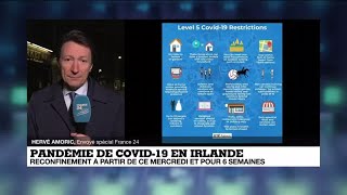 Covid19 en Irlande  reconfinement et des amendes jusquà 2 500 euros [upl. by Ennayrb]