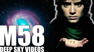 M58  The Ring Bearer Galaxy  Deep Sky Videos [upl. by Yngad]