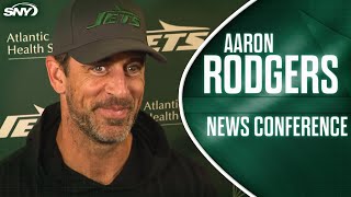 Aaron Rodgers expects greatness every time he takes the field for Jets  SNY [upl. by Attennod]