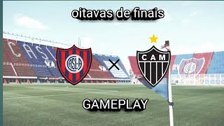 SAN LORENZO VS ATLETICO MINERO AO VIVO COM IMAGENS GAMEPLAY PS4 EFOOTBALL PES 20 FUTBOL 24 HORAS [upl. by Carbone]