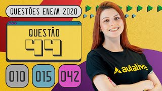 ENEM 2020  Esporte e desigualdade de gênero  Questão 44  Amarelo [upl. by Savitt]