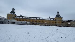 SNOWY WINTER TOUR OF HOFGARTEN UNIVERSITY of BONN GERMANY [upl. by Conners750]