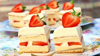 How To Make Super Soft and Fluffy Chinese Bakery amp Japanese Strawberry Shortcake  草莓奶油蛋糕  海绵蛋糕製法 [upl. by Zenger]