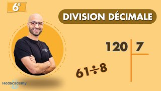 POSER UNE DIVISION DÉCIMALE [upl. by Reffotsirk669]