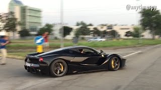 Powersliding and Drifting a Laferrari at the Pagani Factory [upl. by Rehoptsirhc789]