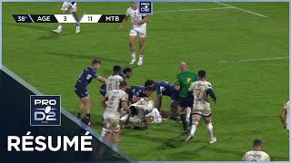 PRO D2 Saison 20242025 J11  Résumé SU Agen  US Montalbanaise [upl. by Willem]