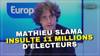 MATHIEU SLAMA INSULTE 11 MILLIONS D’ÉLECTEURS RASSEMBLEMENT NATIONAL Charbofficiel2 [upl. by Mieka742]