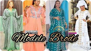 2024 Nouvelle Tendance Model Voile Brodé Femme Africain [upl. by Gimble]