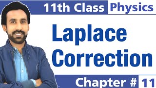 Laplace Correction Class 11 Physics  Speed of Sound [upl. by Naitsirk]