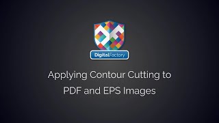 How To Apply Contour Cutting To pdf And eps Images [upl. by Lisan]