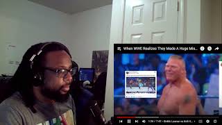 When WWE Realizes They Made A Huge Mistake REACTION by TBEAR [upl. by Lamar]