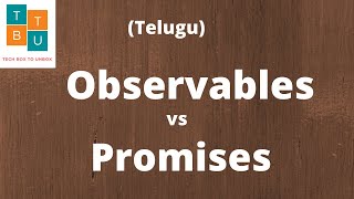 Promises vs Observables [upl. by Enelrihs884]