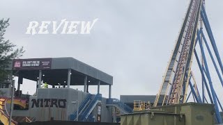 Nitro Six Flags Great Adventure Review One of the Best BampM Hyper Coasters [upl. by Carolynn]