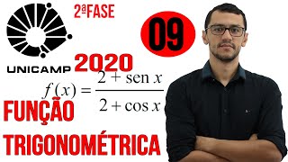 UNICAMP 2020  Questão 9  Segunda Fase Matemática  Função Trigonométrica [upl. by Nudd215]