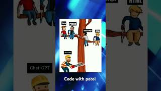 Power of Chatgpt 😂 Chatgpt ai codingmemes javascript java python html css [upl. by Fredette232]