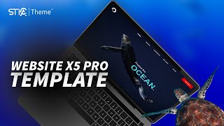 Ocean  WebSite X5 Pro Template [upl. by Dlorej985]