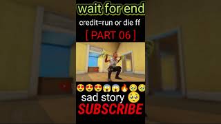 Adam falls Love 😍 love story part 06  free fire 3D animation  sad love 😭freefireshorts [upl. by Nortna]