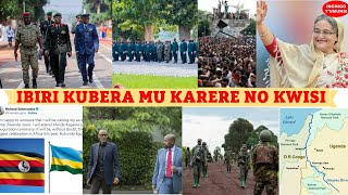 M23 YAFASHE AGACE KARI KU MUPAKA WA UGANDA GEN MUHOOZI AZITABIRA IRAHIRA RYA PAUL KAGAME RDF CA [upl. by Nnyleahs645]