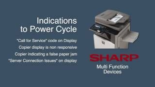 2 Sharp Copier Troubleshooting Tips [upl. by Lonergan]