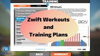 Zwift Workouts and Training Plans  How to select a workout in Zwift [upl. by Tasia]