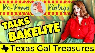 How to Identify Bakelite with VaVoomVintage 2017  How to Test Bakelite and Vintage Plastics [upl. by Ydolem]