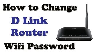 How to Change D Link Router Wifi Password [upl. by Adnuhser]