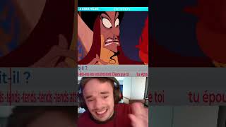 JE DOUBLE JAFAR ET IAGO Aladdin doublage voix fun challenge doublagevoix disney aladdin [upl. by Gnilyam]