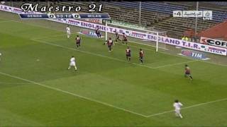 Highlights Genoa 10 AC Milan  9102010 [upl. by Aneehc]