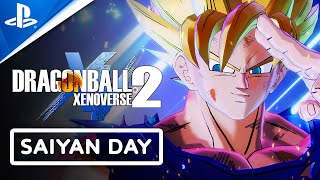 DRAGON BALL XENOVERSE 2 – New Saiyan Day Update [upl. by Phebe]