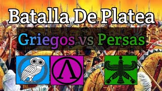 Batalla De Platea  Griegos vs Persas  Pausanias vs Mardonio [upl. by Beaumont]