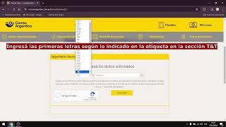 Tutorial Seguimiento Correo Argentino [upl. by Zerla]