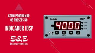 Confira como programar os presets no indicador de sinal de processos IDSP SampE automacaoindustrial [upl. by Ashjian119]