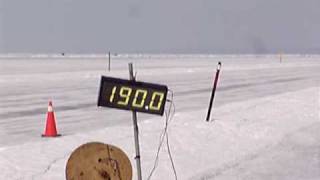 Worlds Fastest Single Engine Snowmobile 190mph Pt 2 [upl. by Laing]