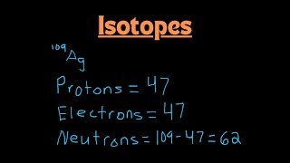 Chemistry 101 Isotopes [upl. by Cinda237]