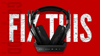 How To Fix Astro A50 Audio Problems And Other Headsets Too [upl. by Sonitnatsnoc545]