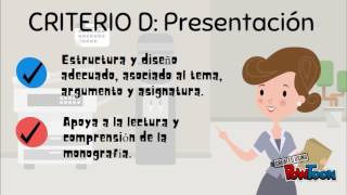 Los criterios de evaluación de la monografía  IB [upl. by Winstonn]