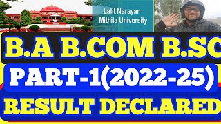 Lnmu Part 1 Result 202225 Declared [upl. by Reklaw]