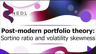 Postmodern portfolio theory explained Sortino ratio and volatility skewness Excel [upl. by Eeloj349]